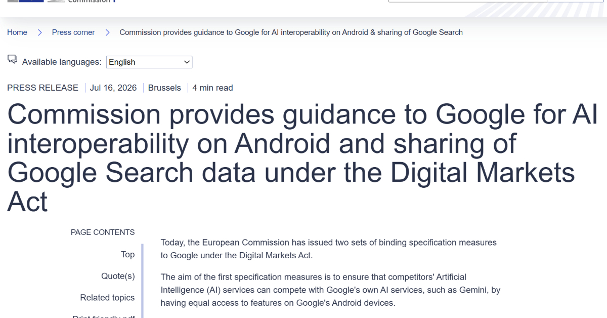 EU buộc Google mở Android cho trợ lý AI cạnh tranh: người dùng được gì, mất gì?