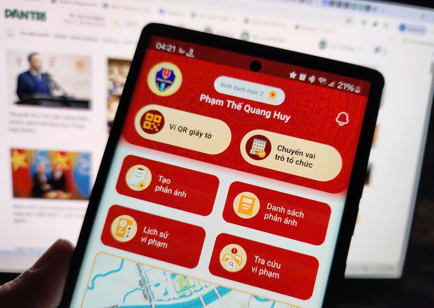 Hướng dẫn dùng VNeTraffic xuất trình giấy đăng ký xe điện tử