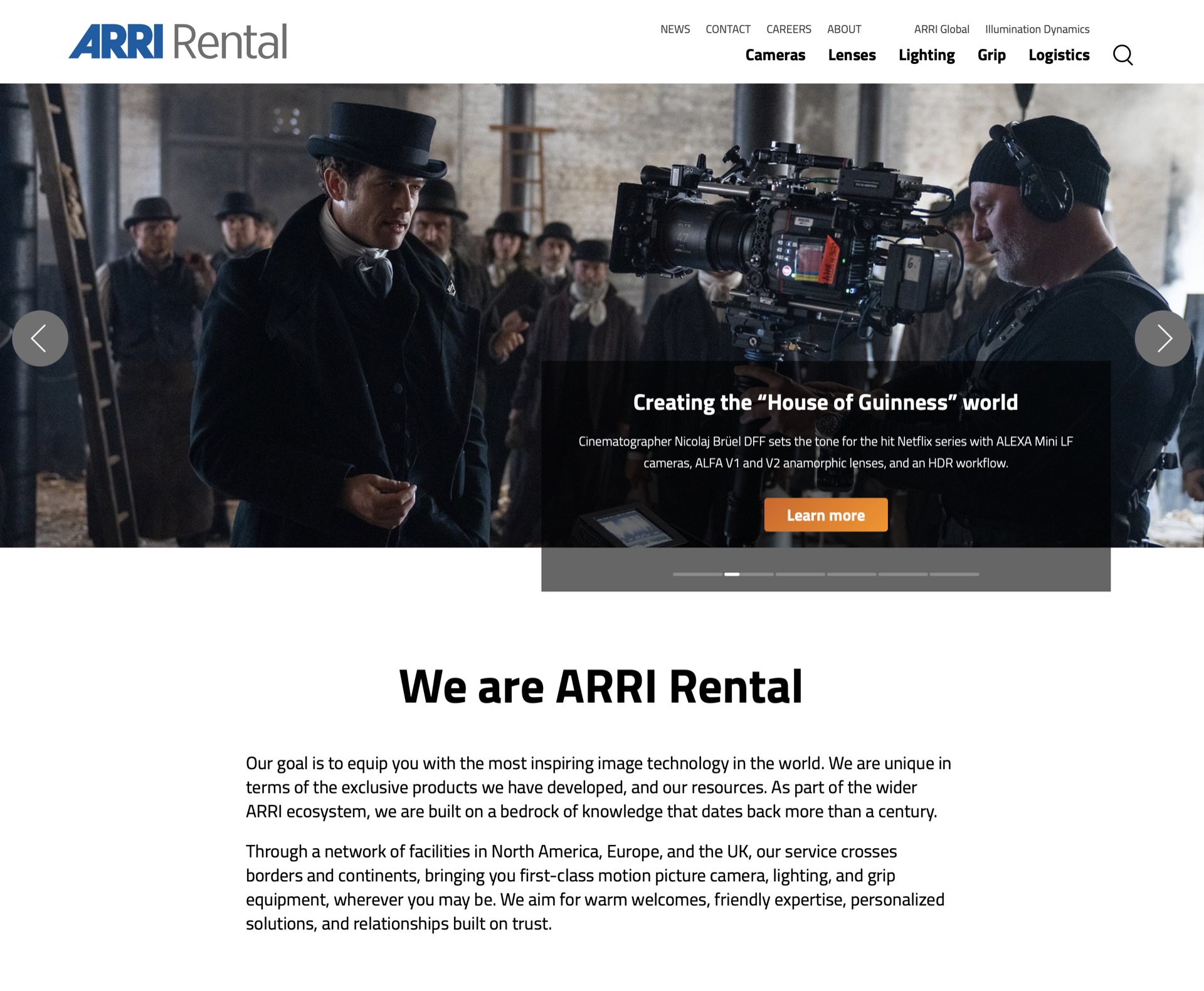 ARRI tách riêng mảng cho thuê: cơ hội hay rủi ro cho giới làm phim?