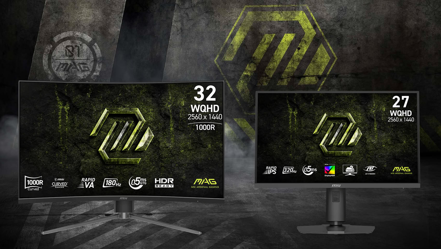 MSI’s 320Hz WQHD MAG Monitors Aim Squarely at Competitive Gamers