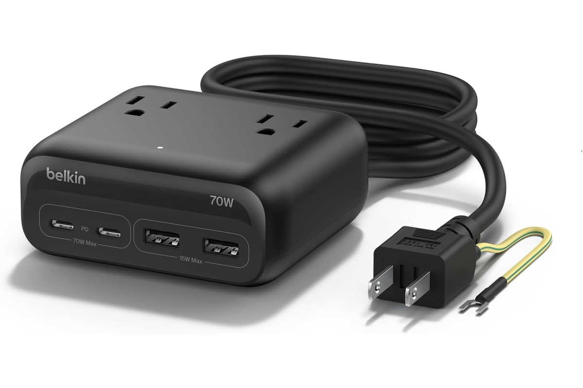 Thanh nguồn điện compact cho setup bàn làm việc sáng tạo