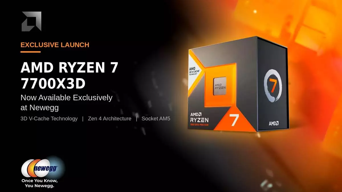 Ryzen 7 7700X3D: Newegg’s Exclusive Play for Affordable High-End Gaming