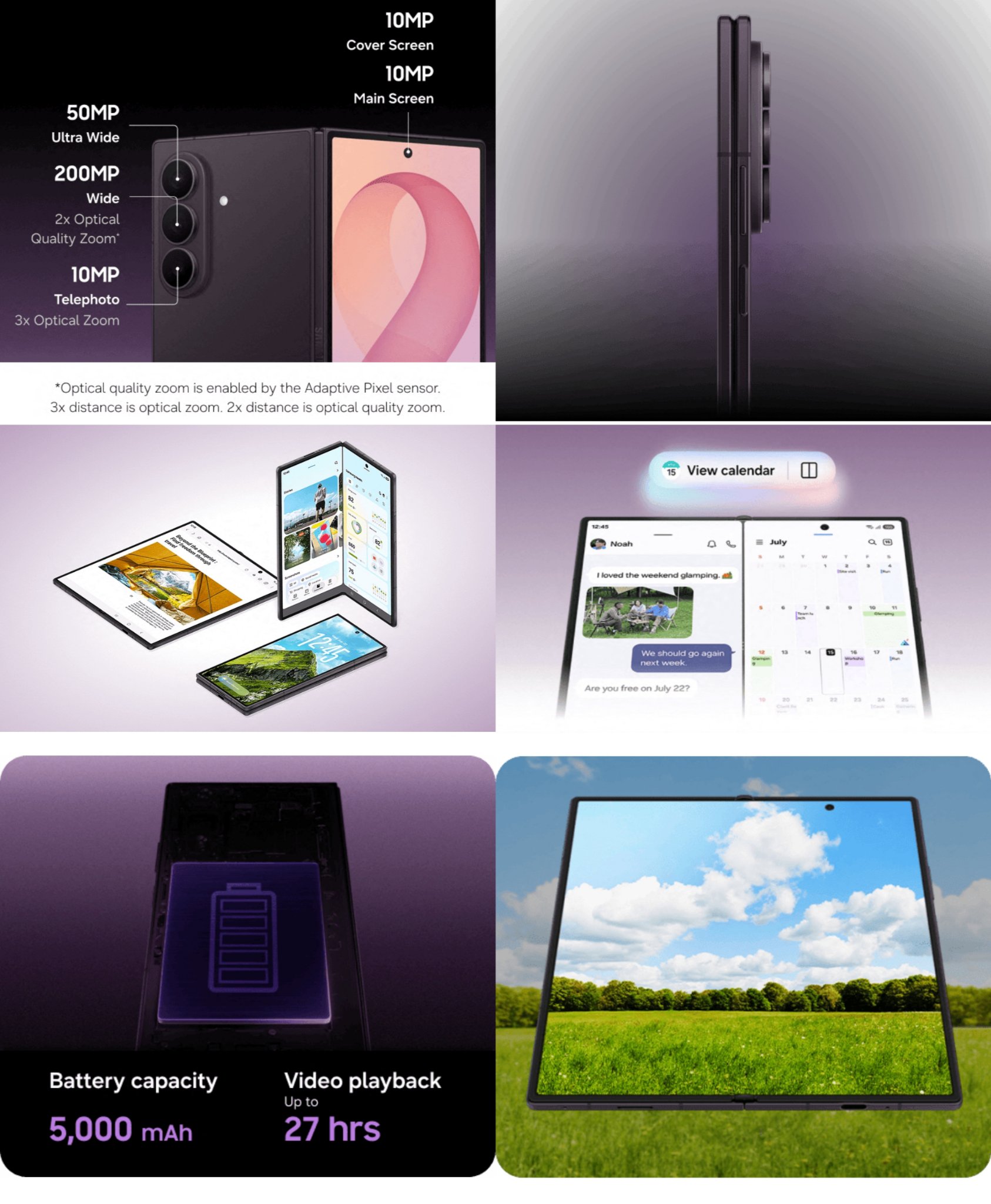 Galaxy Z Fold 8 Ultra Puts Real Zoom at the Heart of Foldables