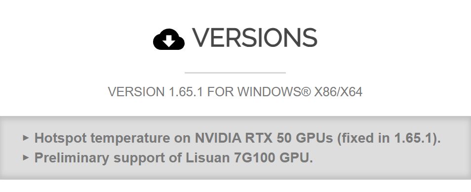 HWMonitor v1.65.1 Fixes RTX 50 Hotspot Chaos