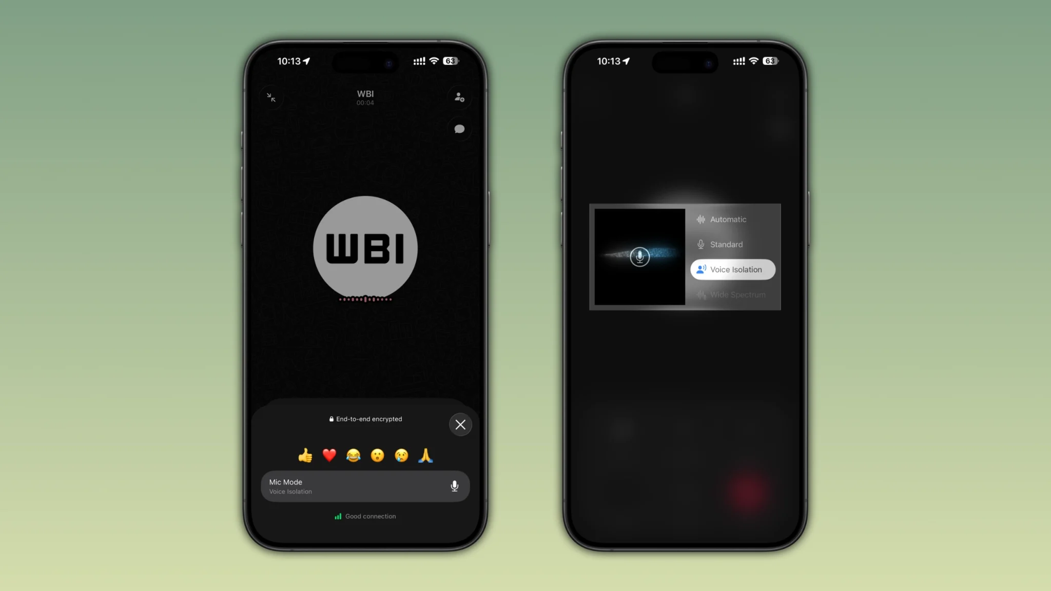 How to Use WhatsApp Mic Mode Controls on iPhone Calls
