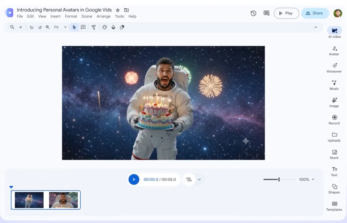 Create Workplace Videos Without Being On Camera: Google Vids AI Avatars Explained