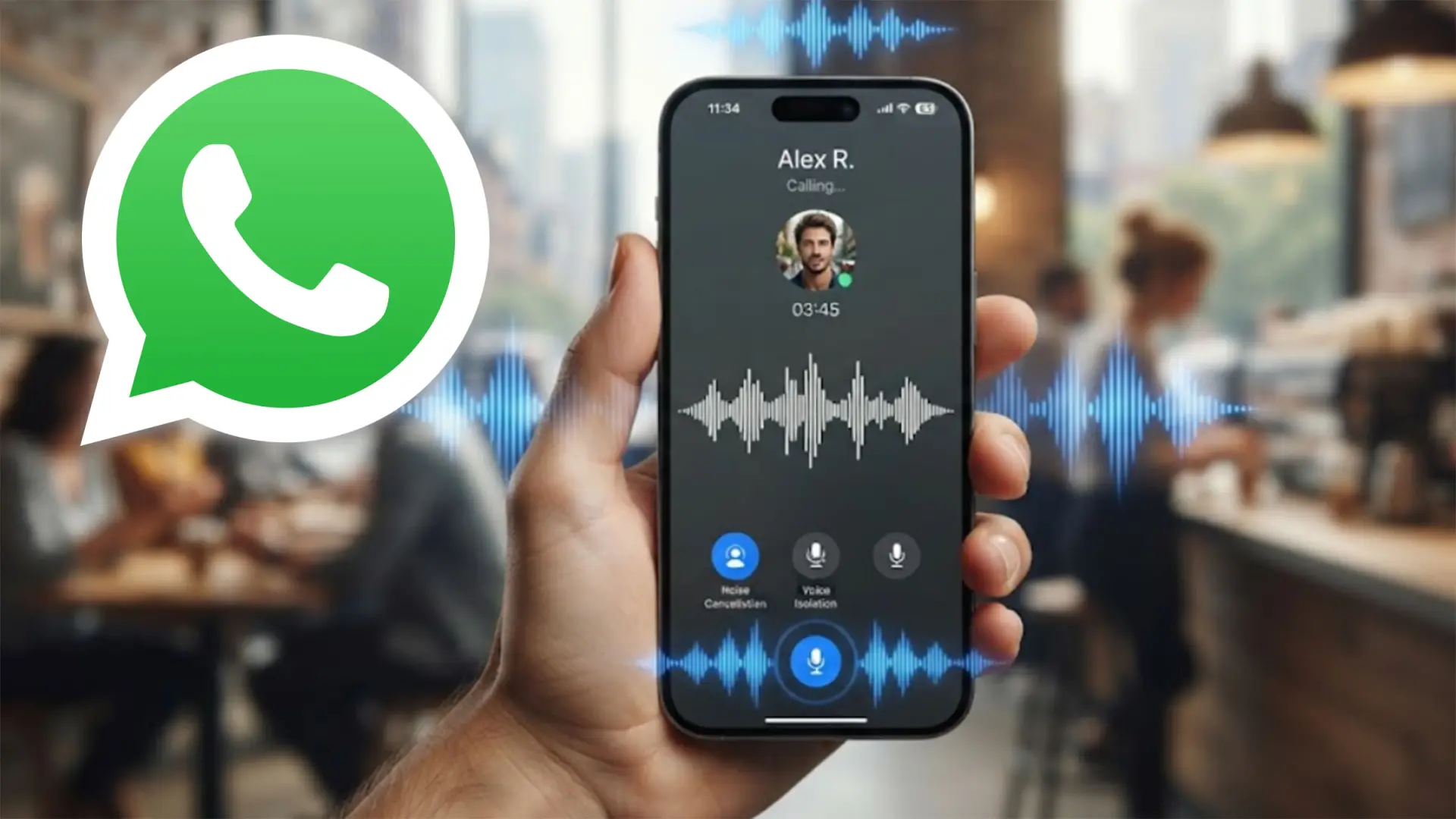 Cách dùng chế độ micrô mới trên WhatsApp iPhone để lọc ồn và nghe rõ hơn