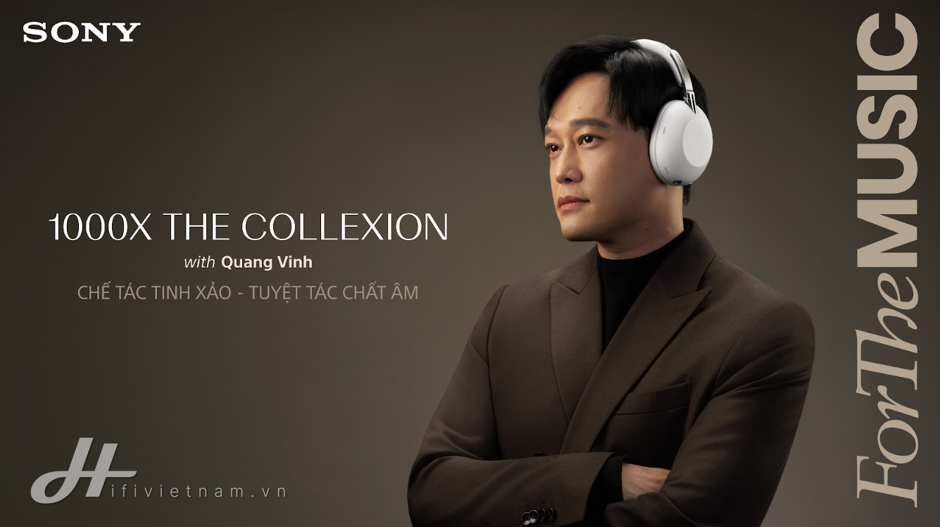 Sony 1000X THE COLLEXION: Tai nghe premium cho người chơi thiết kế và chất âm