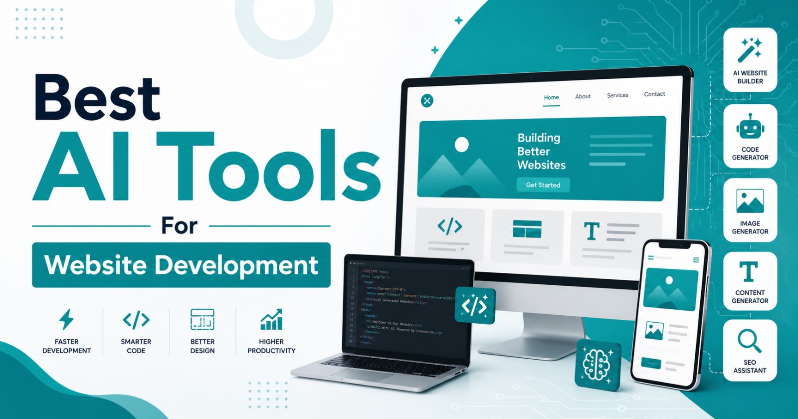 33 AI Tools Transforming Website Development