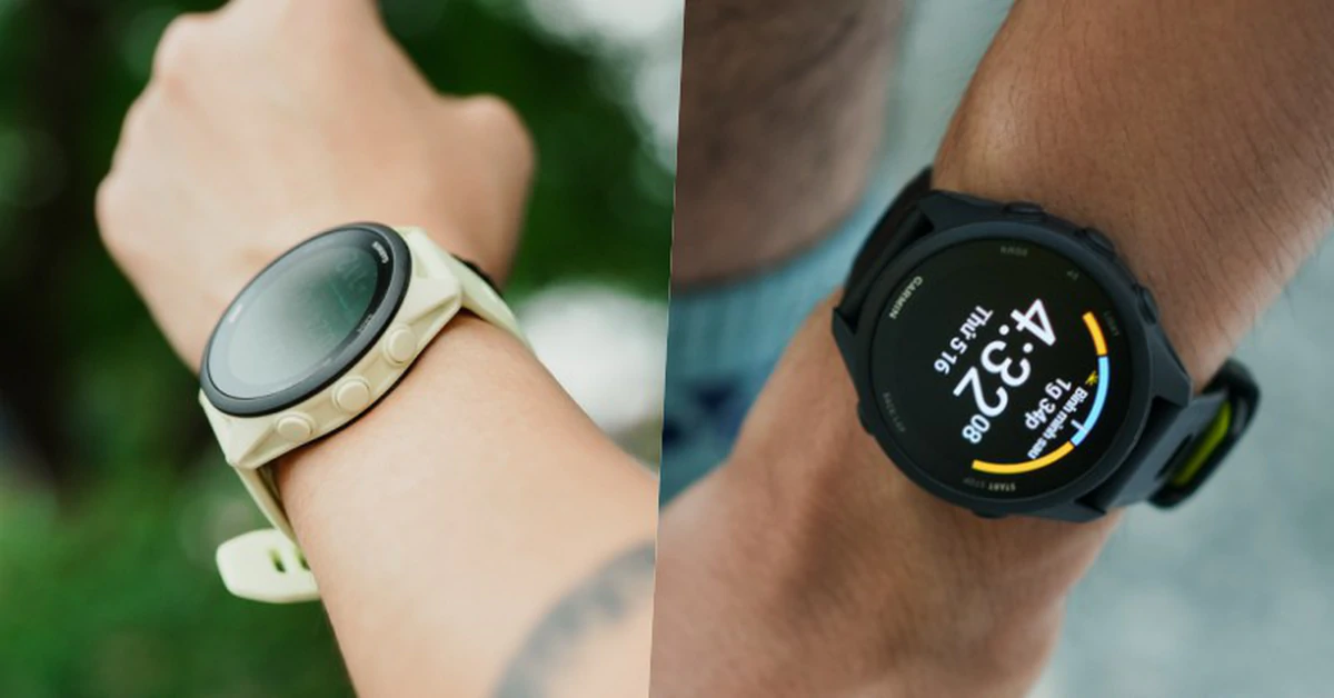 Garmin Forerunner 70 và 170: chọn huấn luyện, không chọn biển số liệu