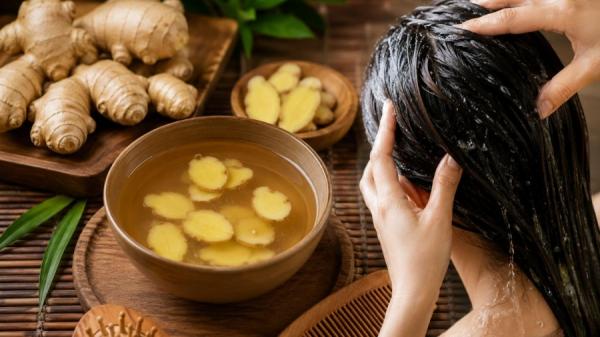 5 liệu pháp tự nhiên chăm sóc tóc từ gừng, muối và bia