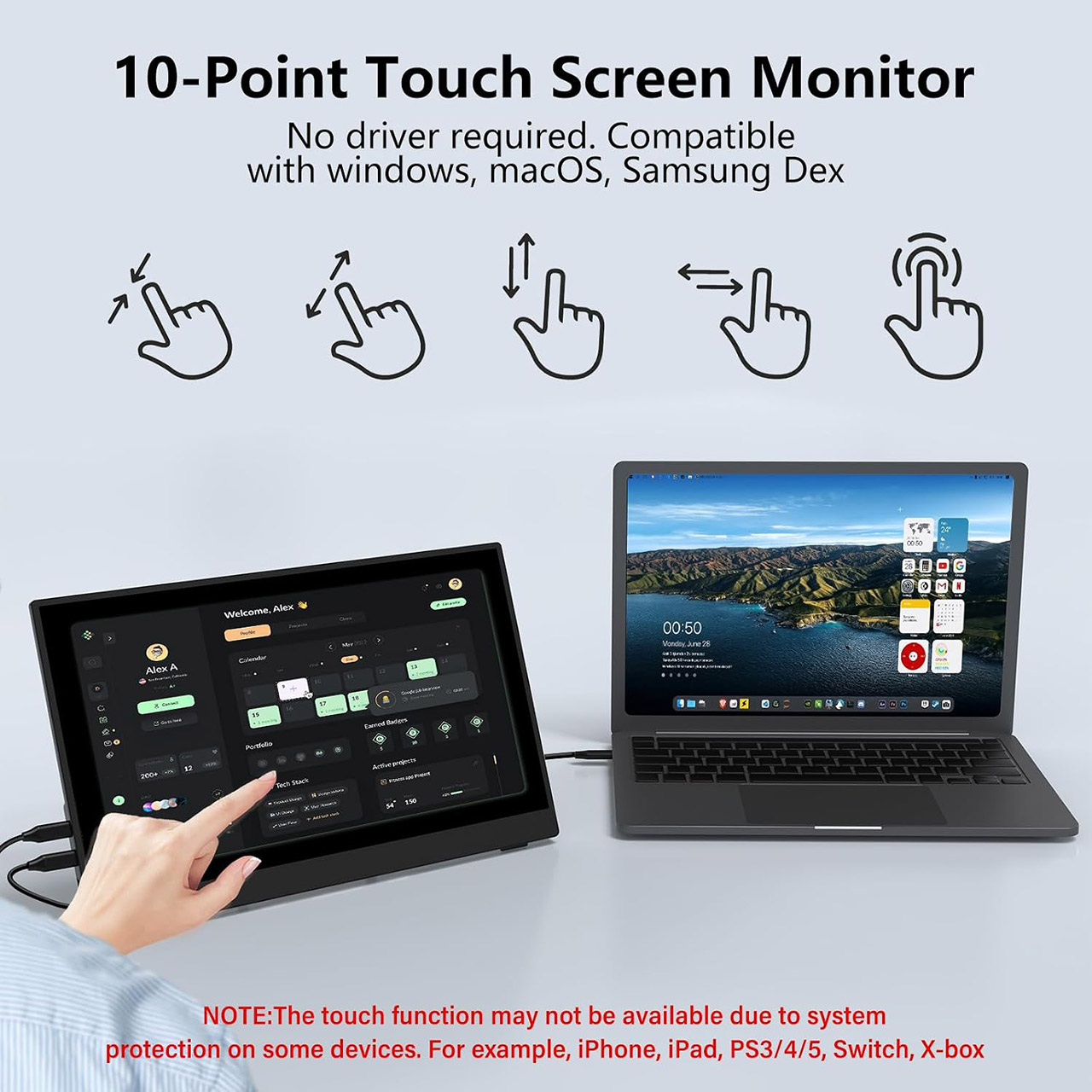 Portable 15.6-Inch Monitors Fix Cramped Remote Work Setups