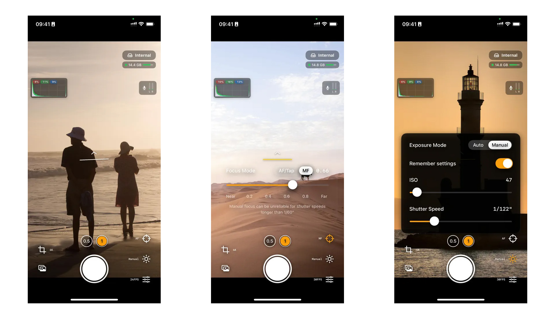 Ứng dụng camera chuyên nghiệp trên iPhone: chọn Pearla 14-bit RAW hay Log Cam Apple Log 2?