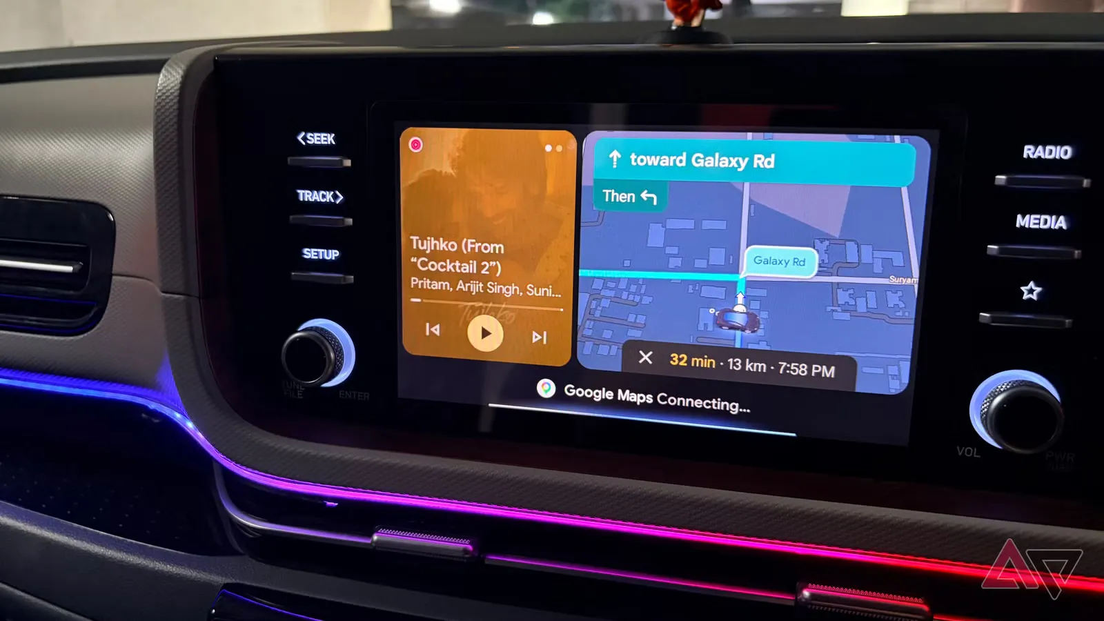 Google Maps hiển thị tốc độ trên Android Auto: muộn nhưng đáng