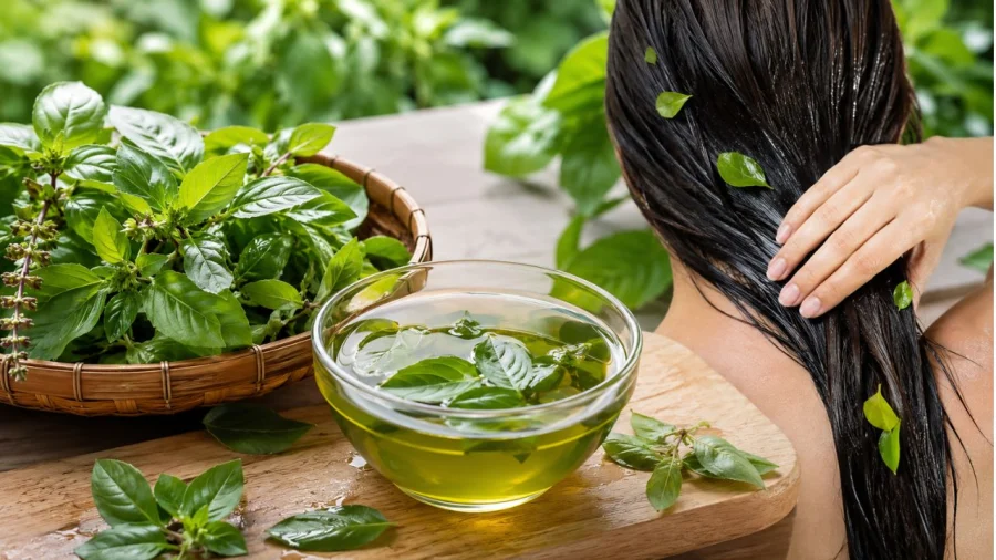 Cách dùng gừng, muối, húng quế và bia để chăm sóc tóc tự nhiên