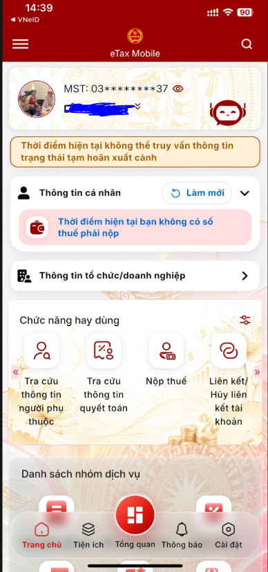 eTax Mobile cập nhật giao diện mới: thuận tay hơn cho người nộp thuế