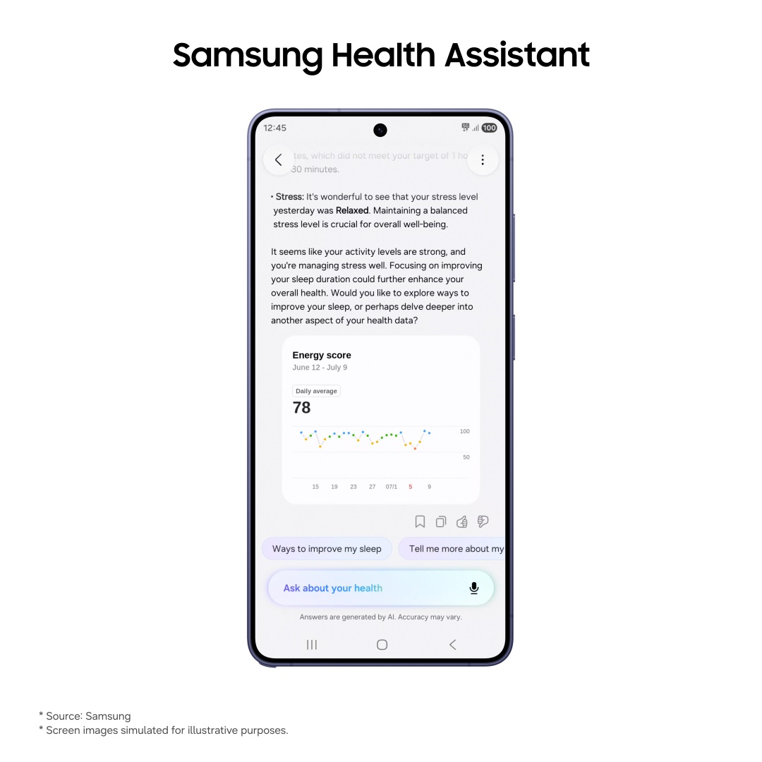 Samsung Health Assistant: trợ lý AI sức khỏe mới của Samsung có gì đáng kỳ vọng?