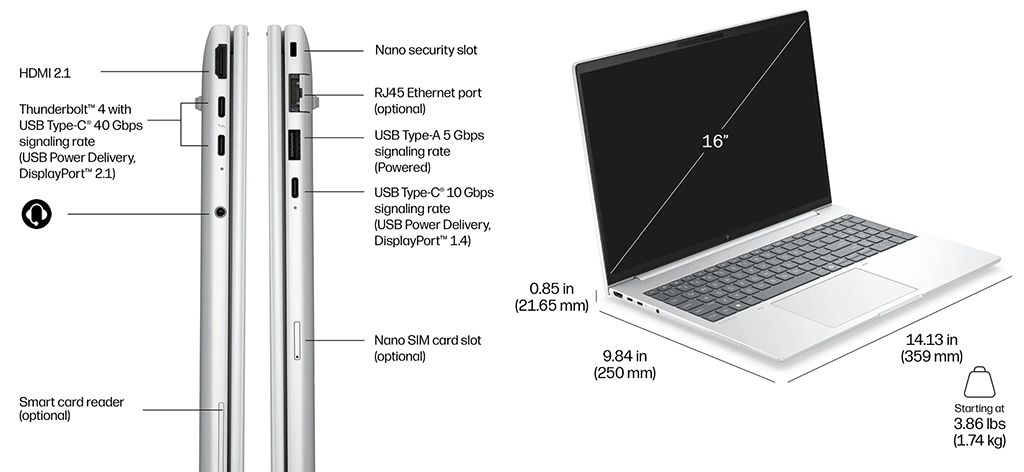 HP EliteBook 8 G2a: laptop doanh nghiệp AMD Ryzen AI 400 đáng tiền?