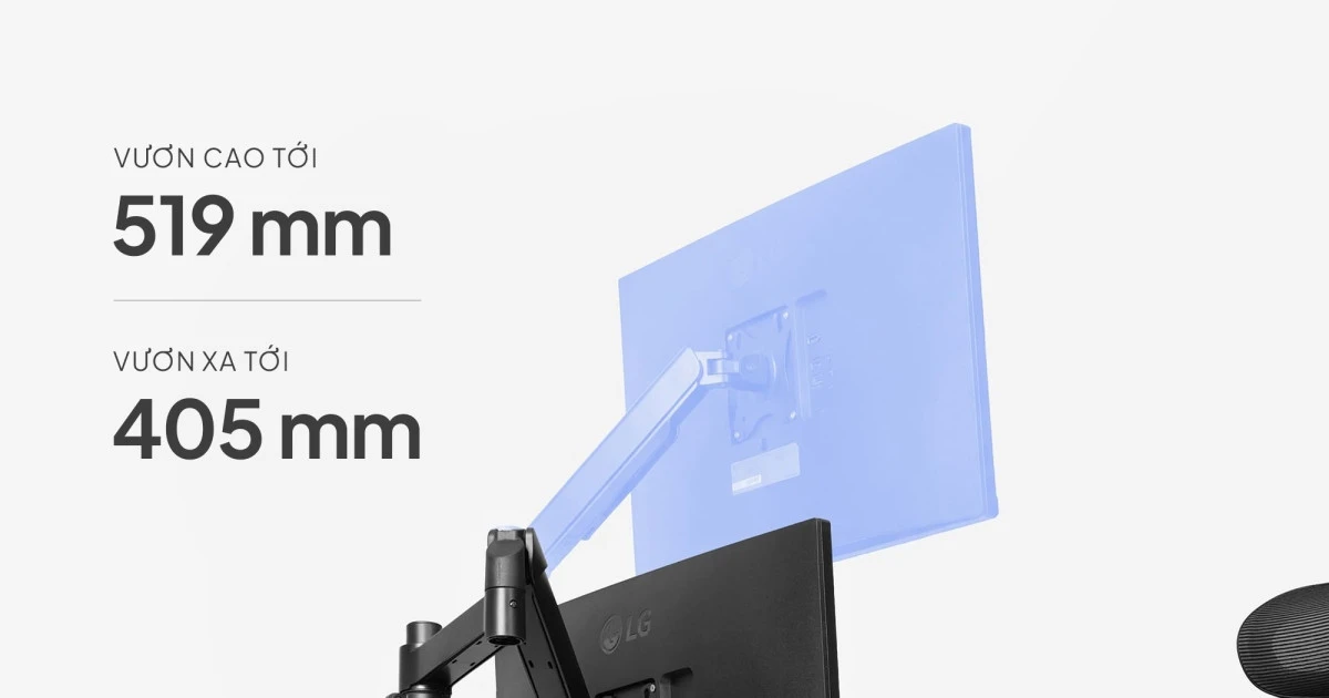 HyperWork P1 Single: tay monitor arm chuyên dụng cho góc làm việc sáng tạo