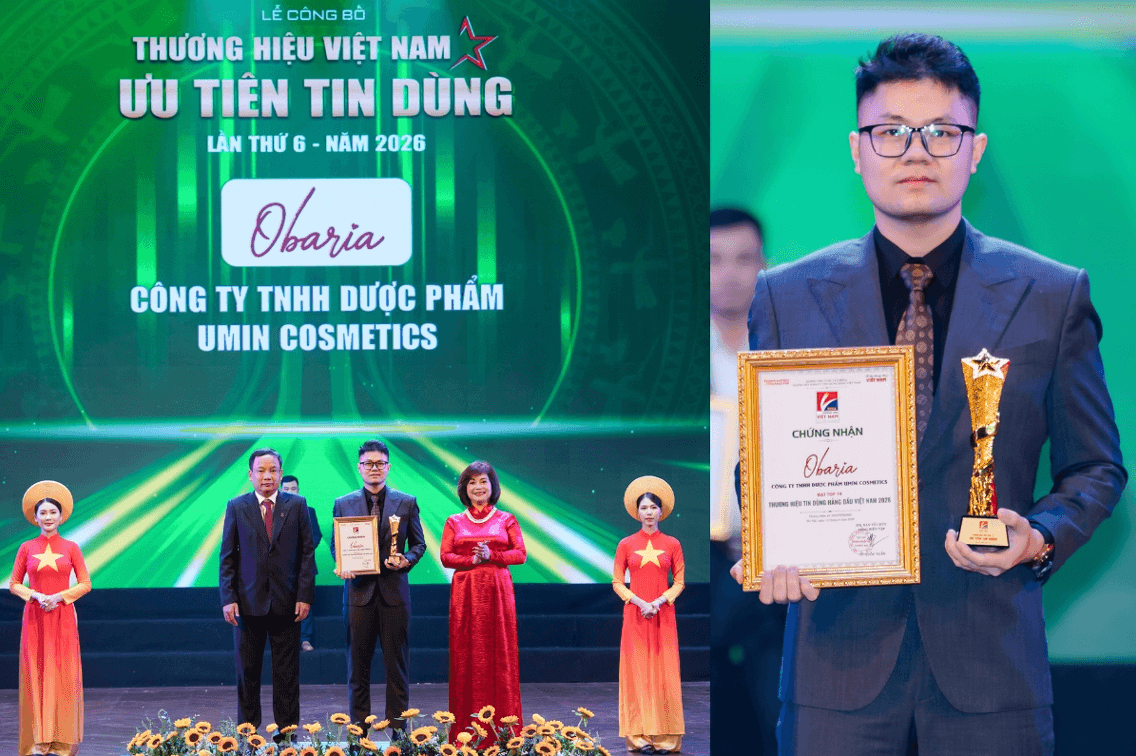 Obaria vào Top 10 thương hiệu tin dùng: cú hích cho nước hoa Việt Nam