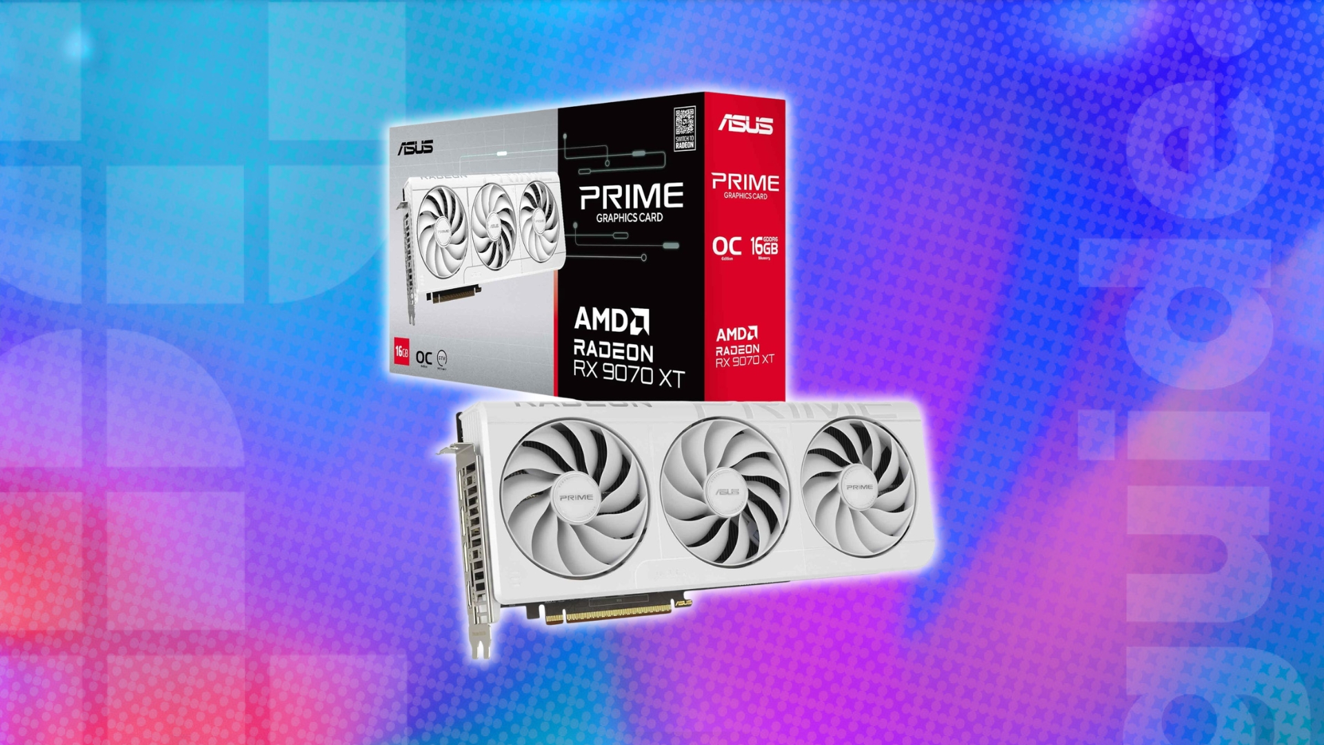 ASUS RX 9070 XT & RX 9060 XT White Deals for 4K Gaming