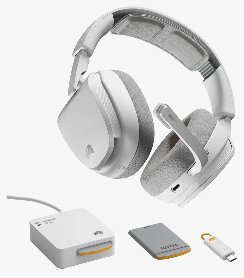 Glorious GHS Wireless InfinitePlay: tai nghe gaming không dây cắt đứt nỗi lo hết pin