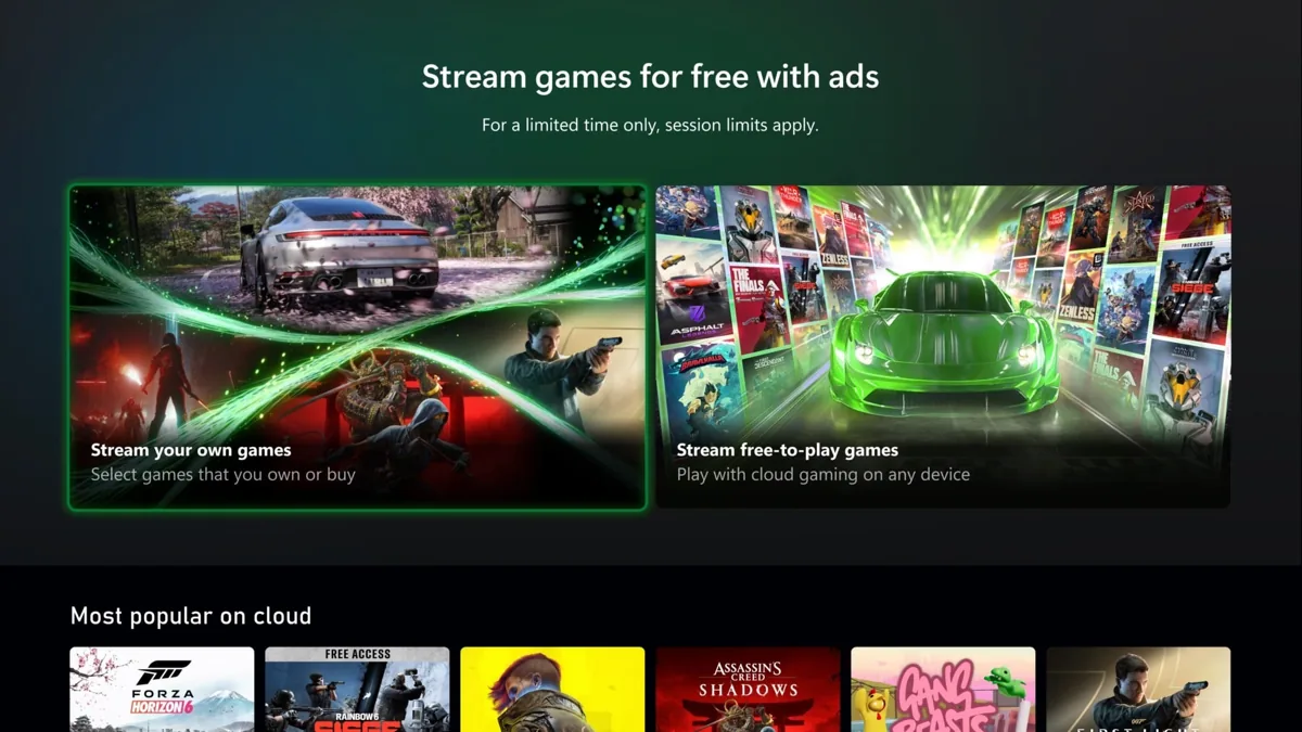 Free Xbox Cloud Gaming With Ads Is Microsoft’s Boldest Budget Play Yet