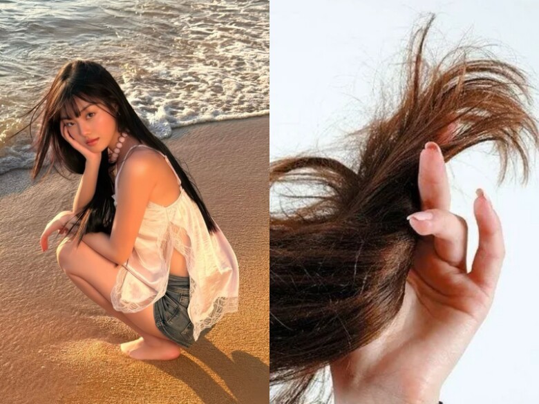Phục hồi tóc sau bơi lội: Loại bỏ clo và muối biển đúng cách
