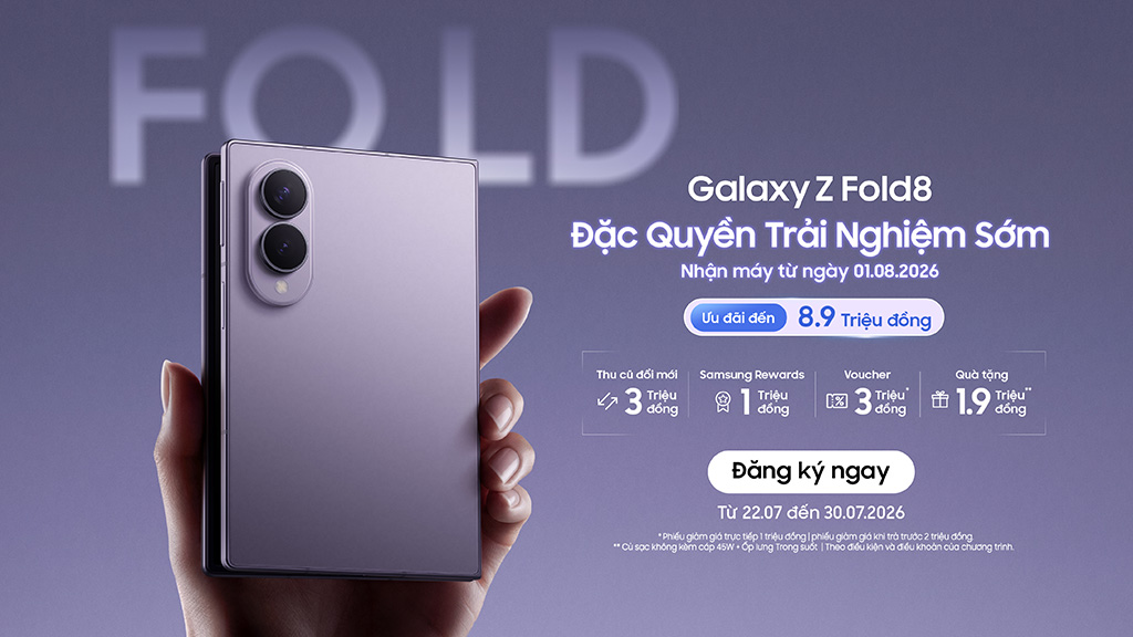 Có nên tham gia chương trình Galaxy Z Fold8 sớm?