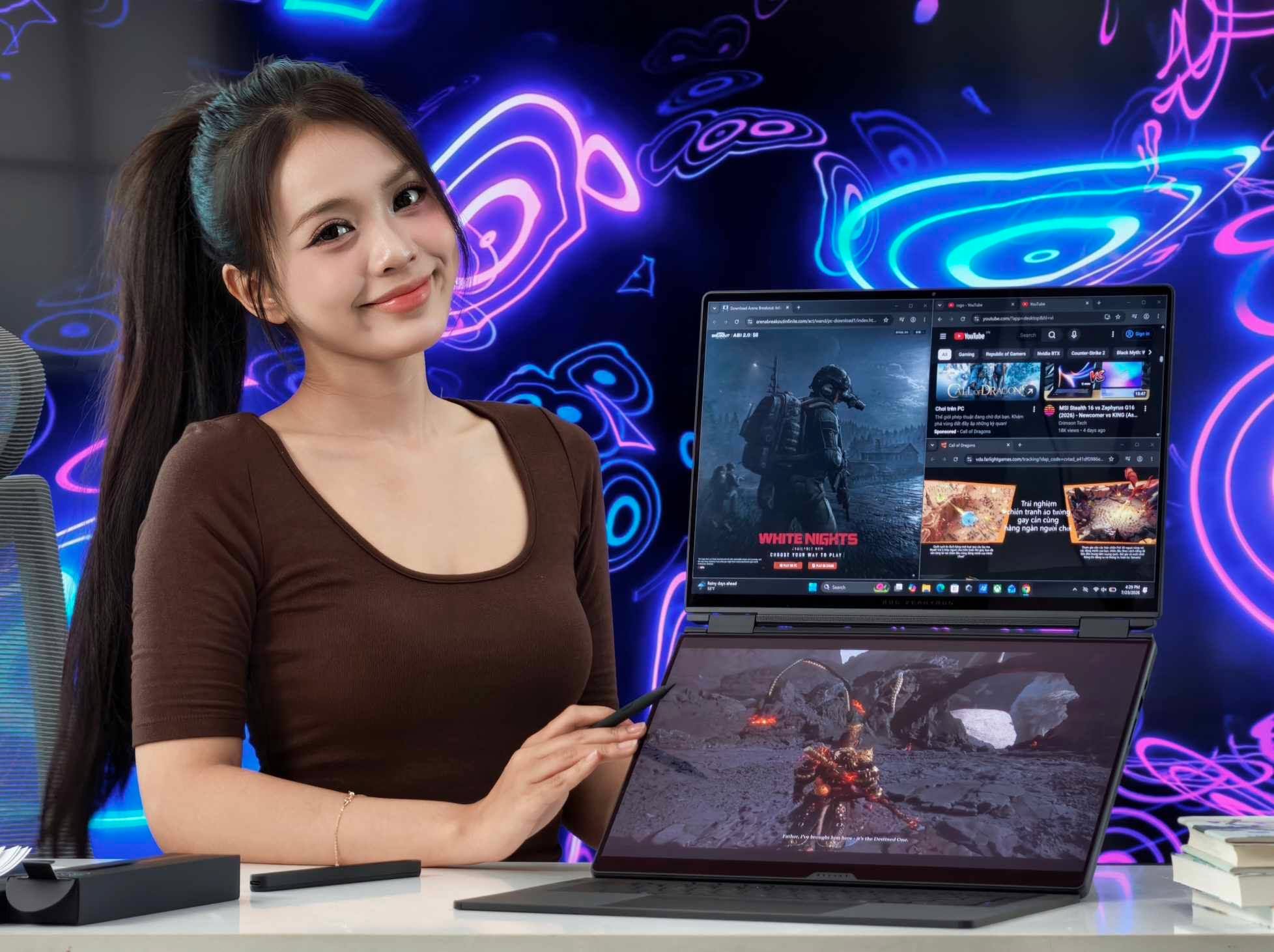 ASUS ROG Zephyrus Duo: Laptop gaming hai màn OLED có đáng tiền?
