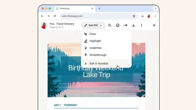 WhatsApp biến thành mạng xã hội: nhạc, PDF và cuộc chơi mới