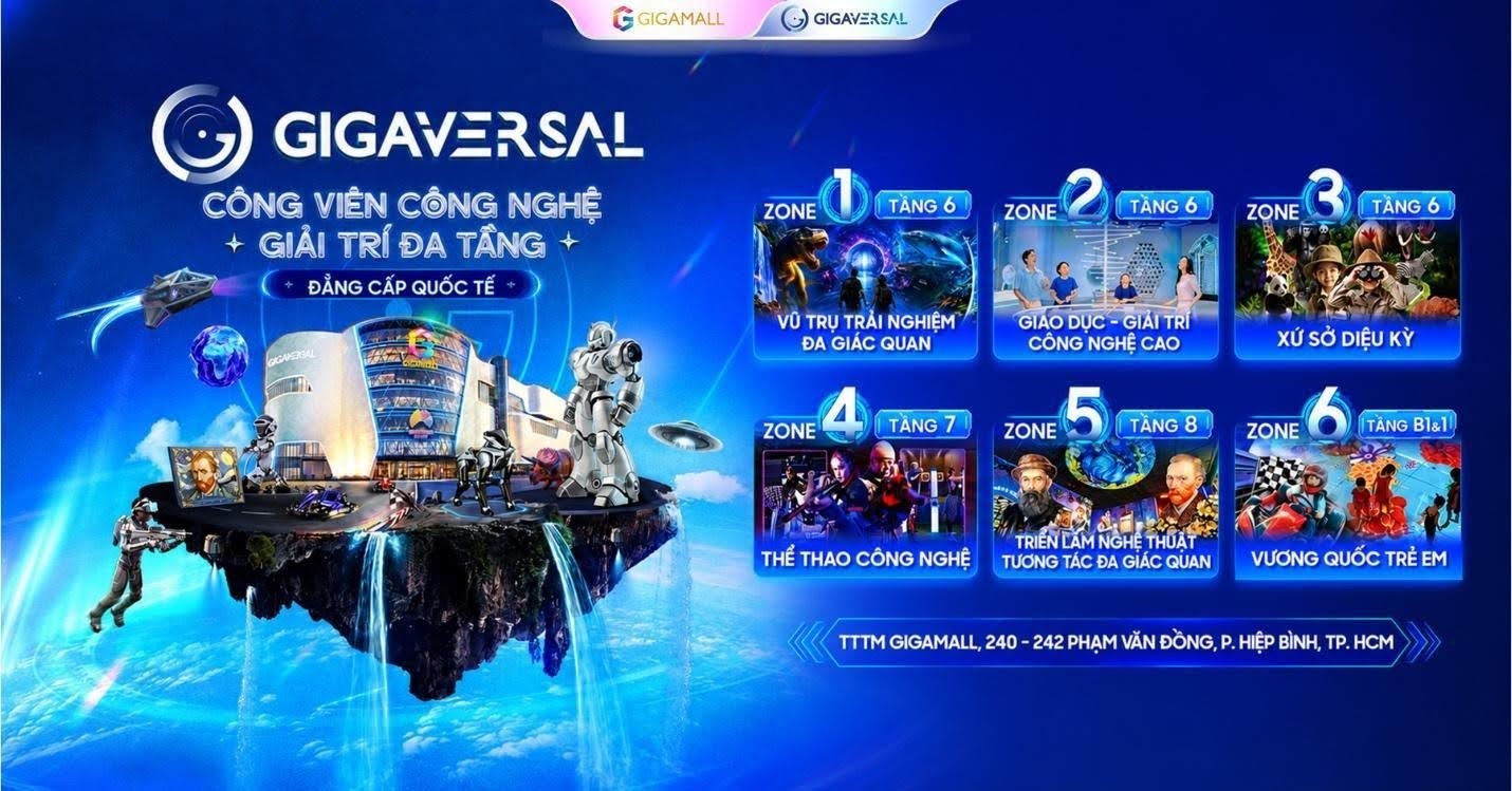 Gigaversal mở cửa tại TP.HCM: công viên VR đa cảm giác đầu tiên