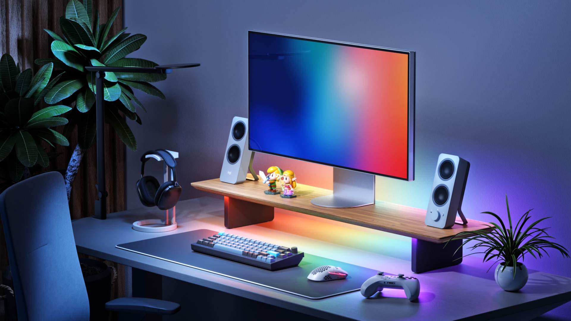 RGB Monitor Arms That Finally Tidy Dual-Screen Desks
