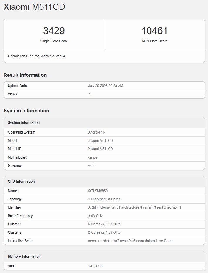 Redmi K100 Snapdragon 8 Elite Specs Confirmed: Mega Battery, 100W Charging