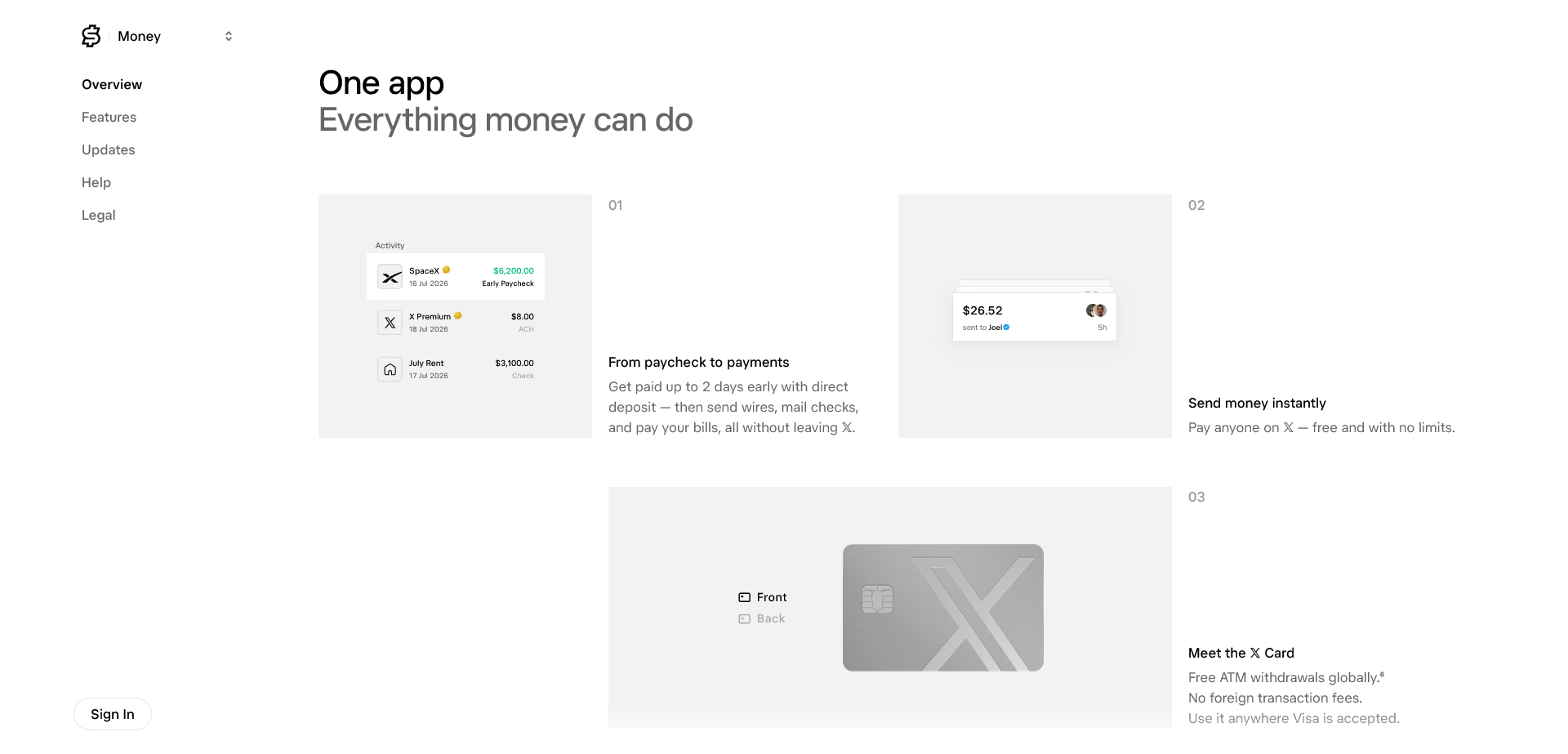X Money Launches With Debit Cards and Built-In Banking