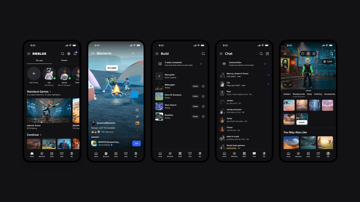 Roblox’s Mobile App Redesign Puts Friends and Discovery First