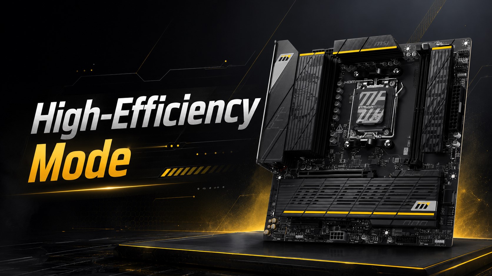 How to Unlock Premium DDR5 Performance with MSI High-Efficiency Mode