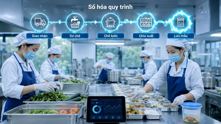 HanoiCheck: Bước ngoặt số hóa quản lý bếp ăn bán trú tại Hà Nội