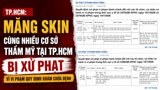 Những vi phạm quản lý tại cơ sở thẩm mỹ và bài học cảnh báo