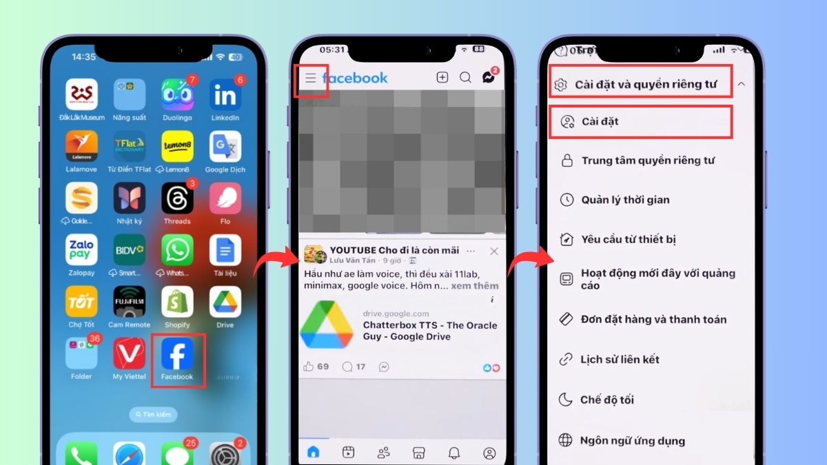 Giải phóng dung lượng điện thoại: xóa cache ứng dụng an toàn