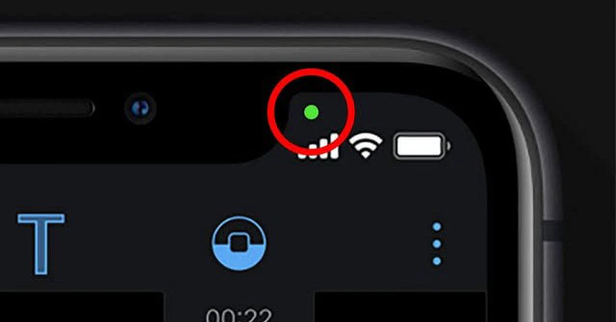 Những chấm màu trên iPhone và cách bảo vệ quyền riêng tư