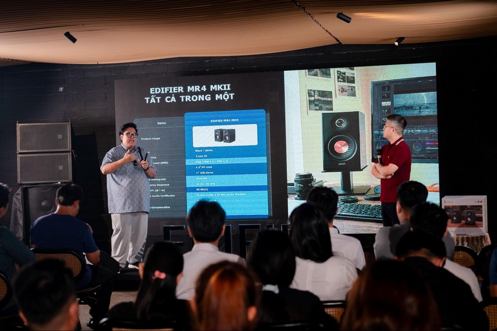 Edifier MR4 MKII: loa kiểm âm Hi-Res 80W với Bluetooth 6.0