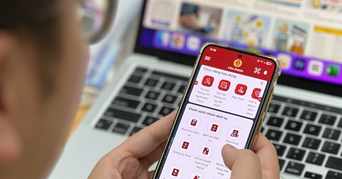 eTax Mobile 3.4.2: Tra cứu nợ thuế nhanh trên một màn hình