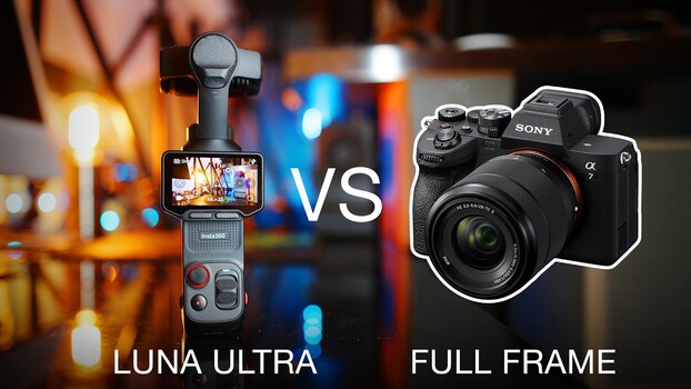 DJI Osmo Pocket 4P vs Insta360 Luna Ultra vs Phones