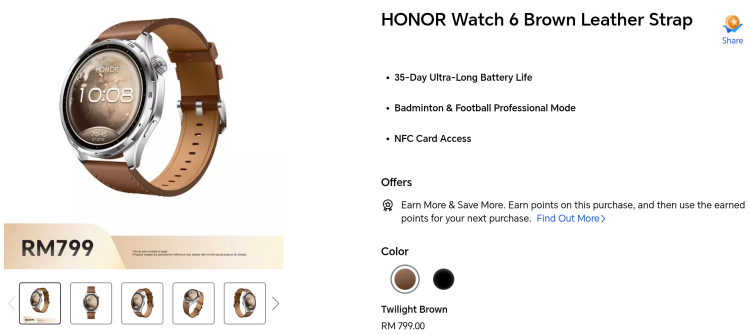 Honor Watch 6: Long Battery Life Wearable Without the Usual Trade-Offs