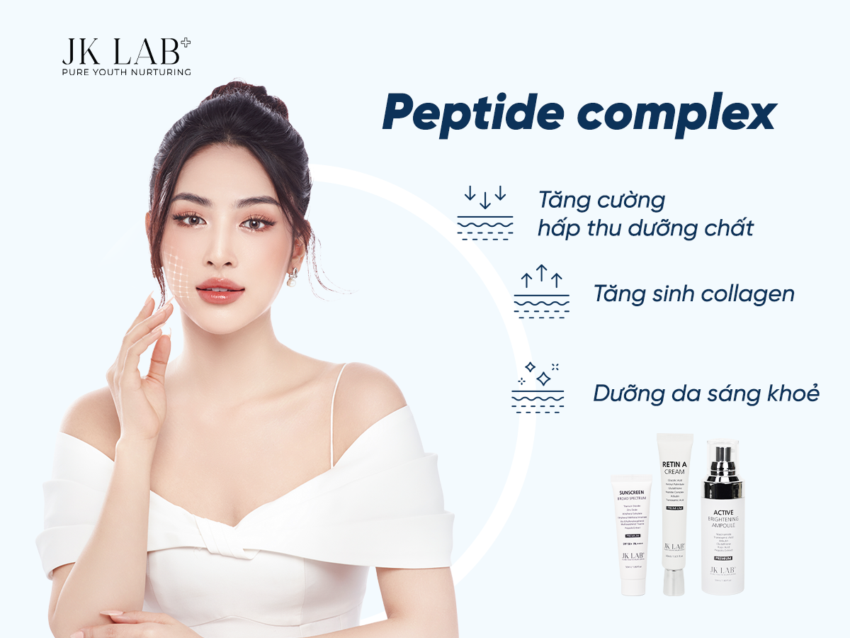 Peptide trong serum làm sáng da: Công nghệ mới và cách dùng an toàn
