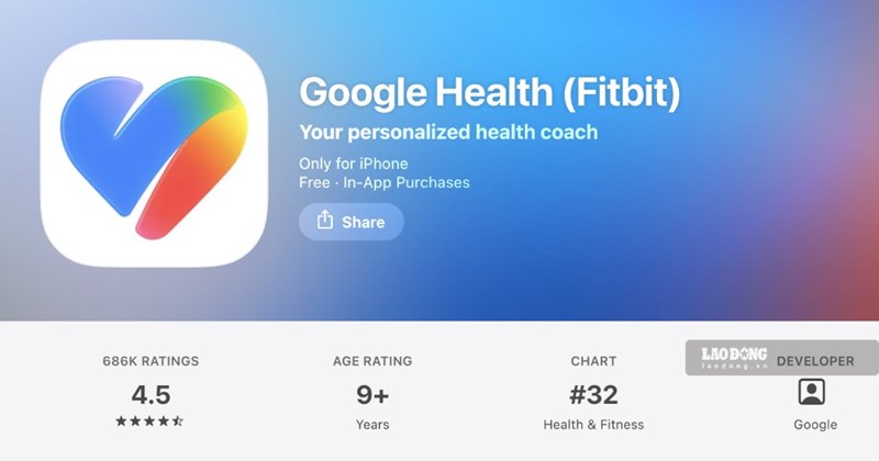 Đồng bộ dữ liệu Fitbit sang Apple Health với Google Health