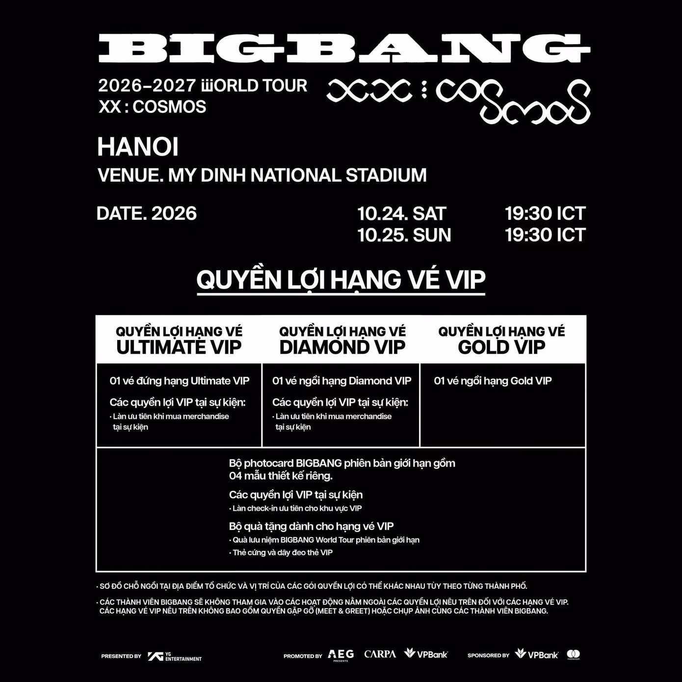 Hướng dẫn mua vé concert BIGBANG tại Hà Nội: Giá, sơ đồ và cách tránh lừa đảo