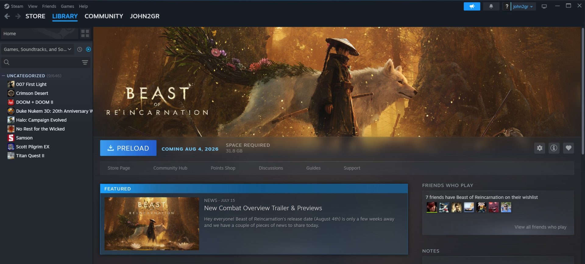RTX 5090 Crushes Native 4K in Beast of Reincarnation