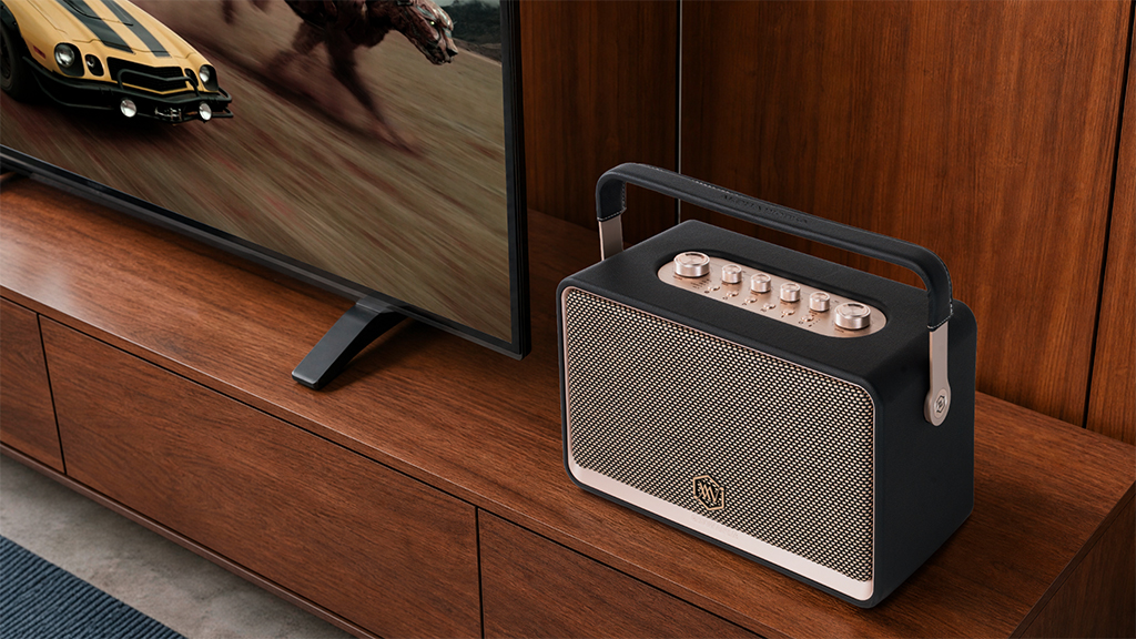 Alpha Works W99: loa di động all-in-one retro cho người trẻ mê Hi-Fi